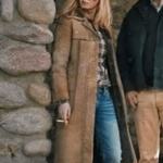 Yellowstone Beth Dutton Suede Leather Coat