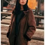 Monica Dutton Suede Leather Coat