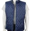 kevin-costner-john-dutton-blue-quilted-vest-yellowstone-tv-jackets-Front