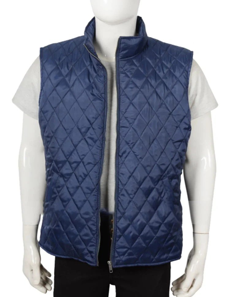 kevin-costner-john-dutton-blue-quilted-vest-yellowstone-tv-jackets-Front