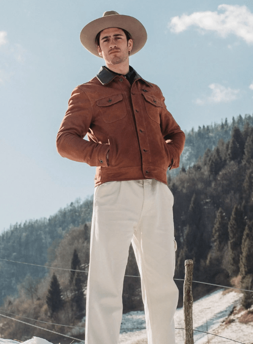 Mens-Brown-Suede-Western-Leather-Jacket-Front-Yellowstone-Tv-Jackets