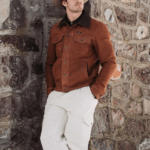 Men’s Brown Western Leather Jacket