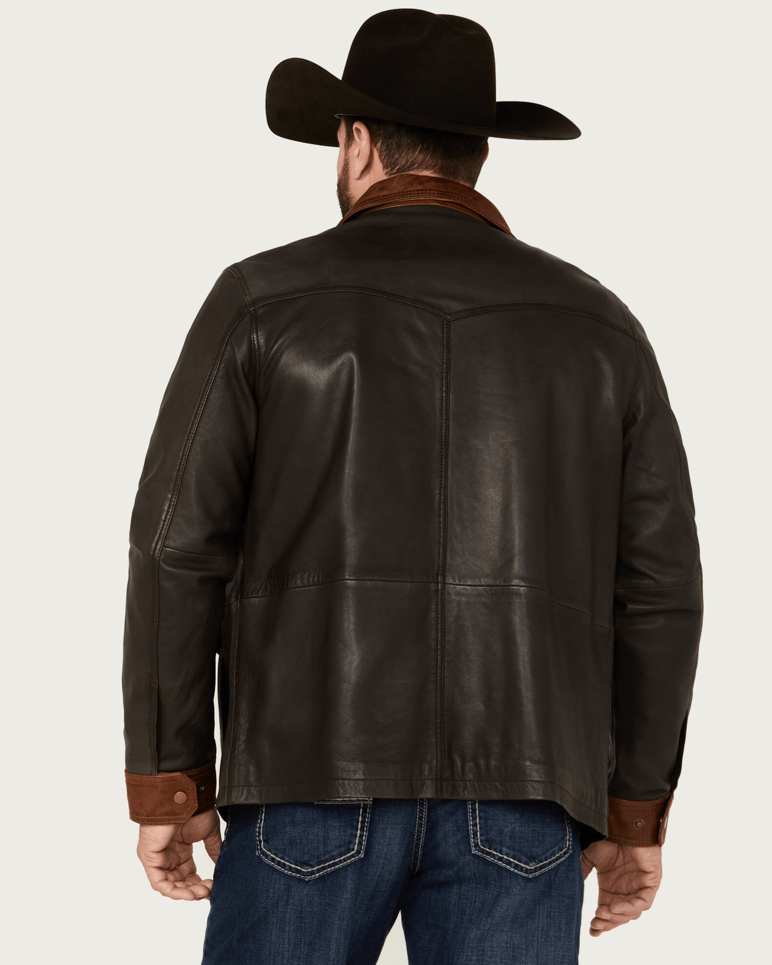 Mens-Black-Brown-Western-Leather-Jacket-Back-Yellowstone-Tv-Jackets