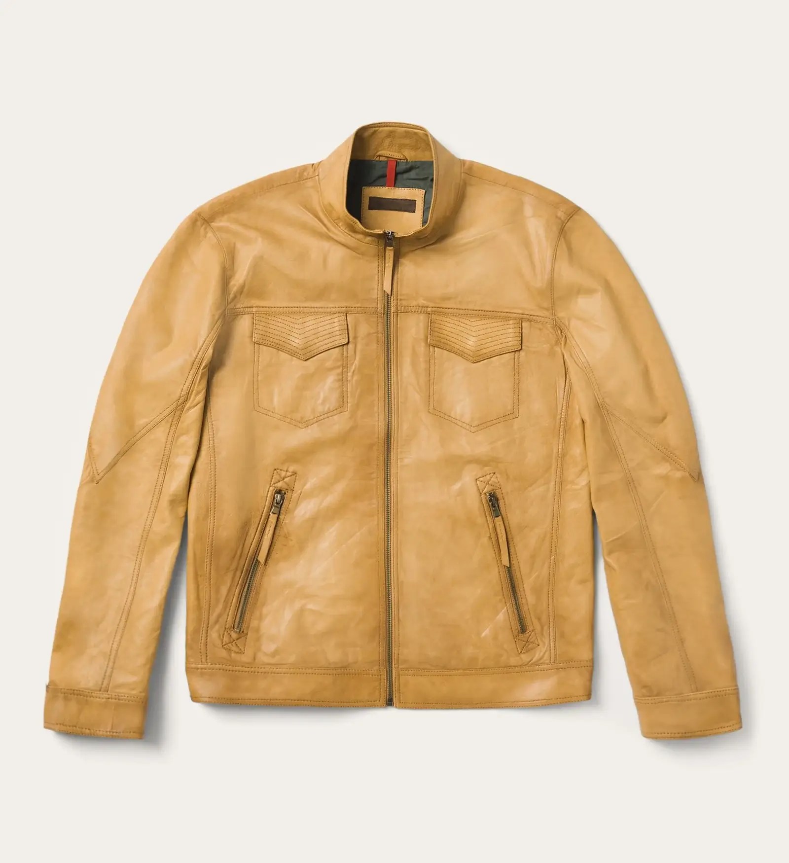 Mens-Distressed-Camel-Leather-Jacket-Front-Yellostone-Tv-Jackets